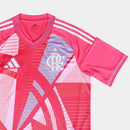 Camisa Flamengo Goleiro 25/26 Rosa - Torcedor Masculina - Lançamento