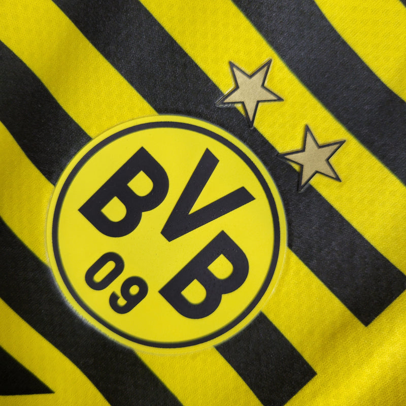 Camisa Borussia Dortmund Treino Amarela 22/23 - Versão Torcedor