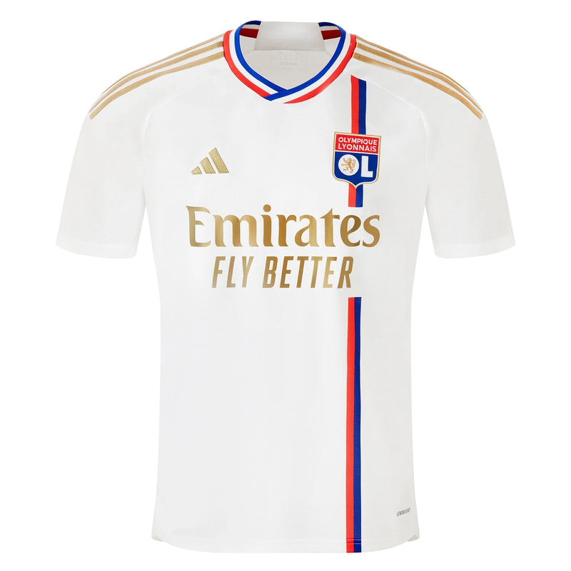 Camisa Lyon Home 23/24 - Adidas Torcedor Masculina