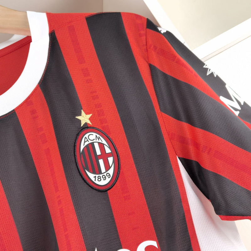 Camisa Milan Titular 24/25 - Torcedor Masculina - Lançamento
