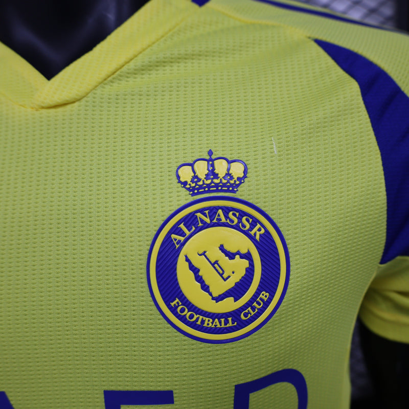 Camisa Al Nassr Titular 24/25 - Versão Jogador - Lançamento
