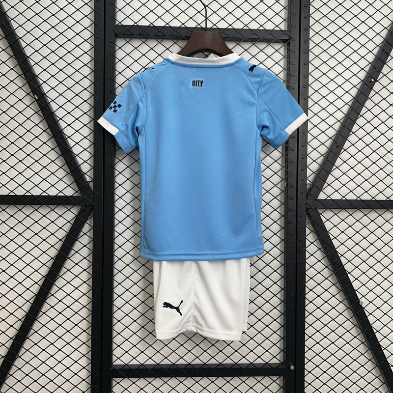 Kit Infantil Manchester City Titular 25/26