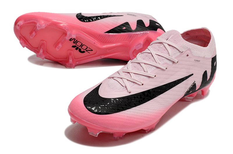 CHUTEIRA NIKE AIR ZOOM MERCURIAL VAPOR 15 ELITE CAMPO "MAD BRILLIANCE" - ROSA E PRETA