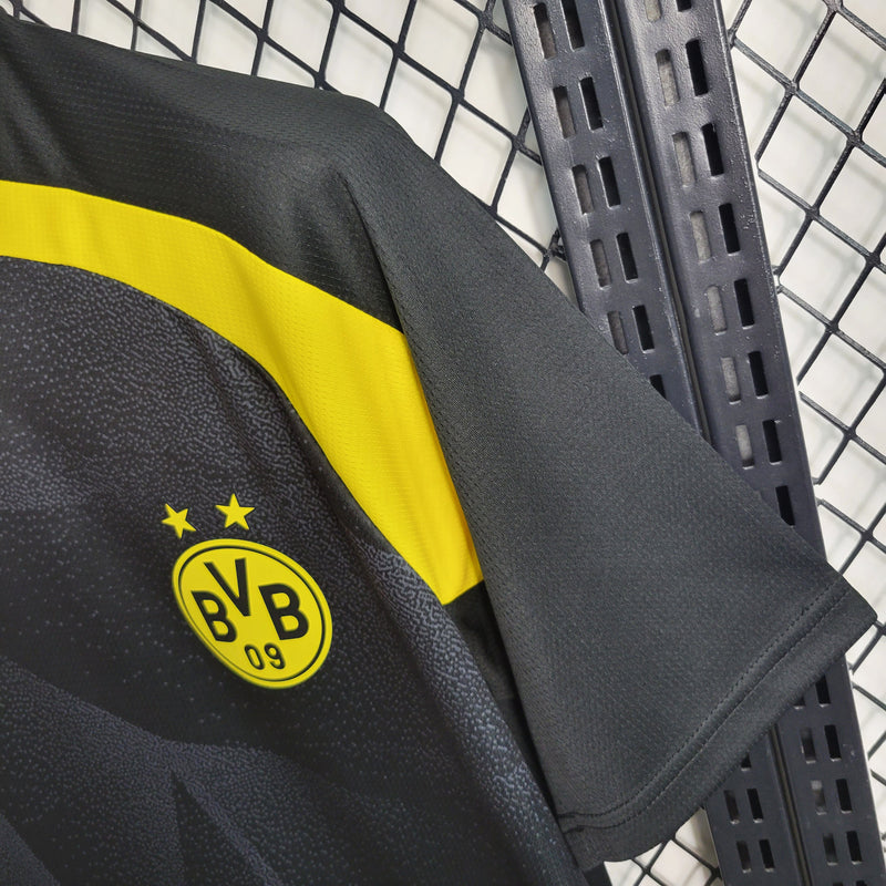 Camisa Borussia Dortmund Pré-jogo 23/24 - Versão Torcedor