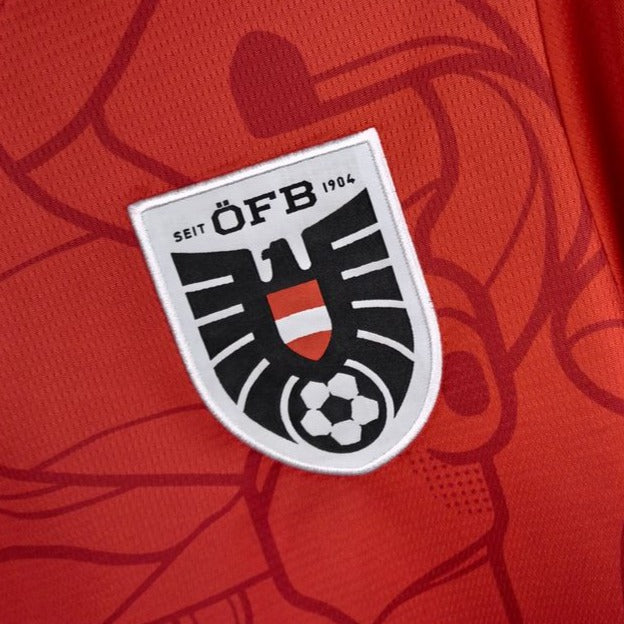 Camisa Áustria Titular 24/25 - Versão Torcedor - Lançamento