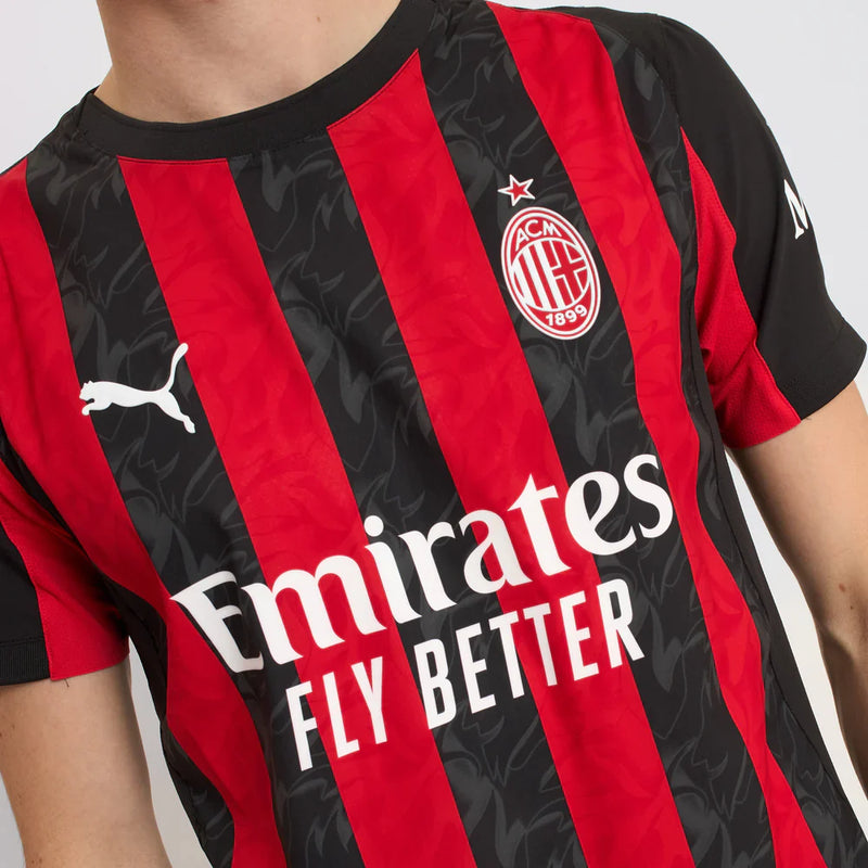 Camisa Milan Titular 25/26 - Jogador - Lançamento