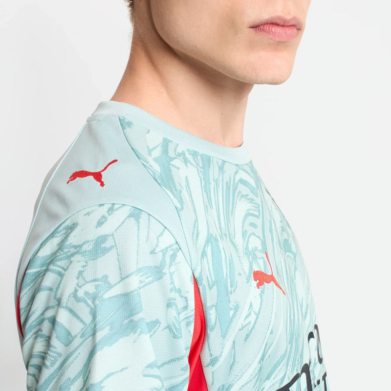 Camisa Milan Titular Goleiro 25/26 - Torcedor - Lançamento