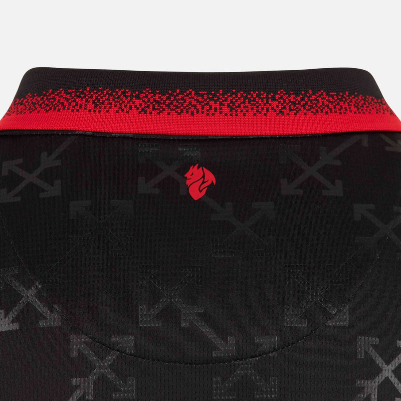 Camisa AC Milan X Off-White 4ª 2025 Edição Limitada "Black" - Torcedor - Lançamento
