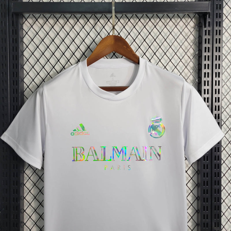 Camisa Real Madrid x Balmain White - Versão Torcedor