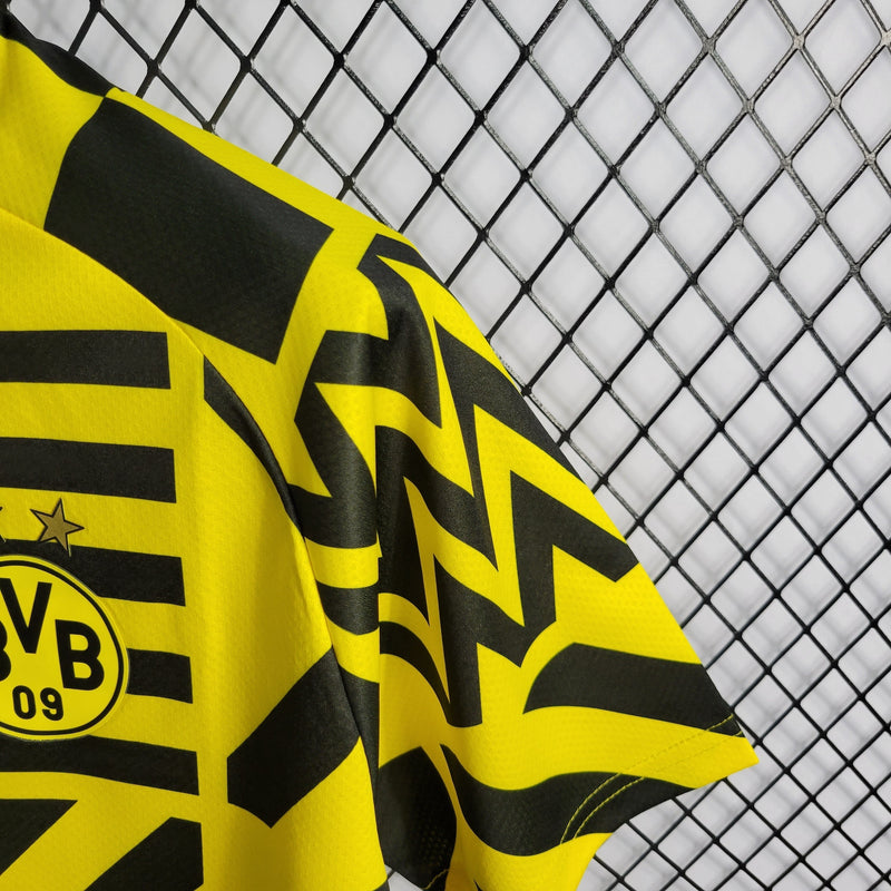 Camisa Borussia Dortmund Treino Amarela 22/23 - Versão Torcedor