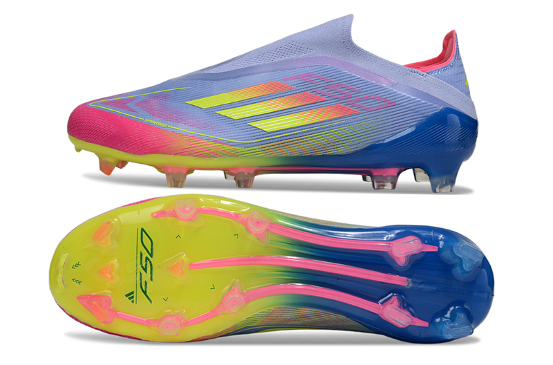 ADIDAS F50 LACELASS ELITE CAMPO - AZUL E COLORIDA