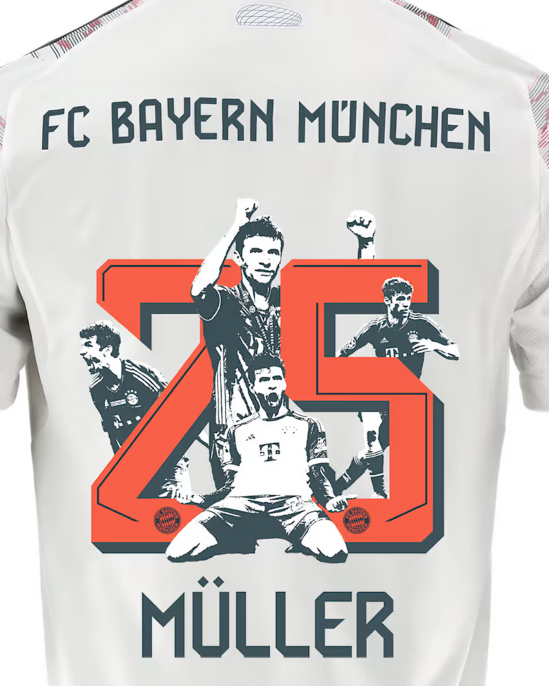 Camisa Müller Edition Bayern de Munique Reserva 25/26 - Lançamento