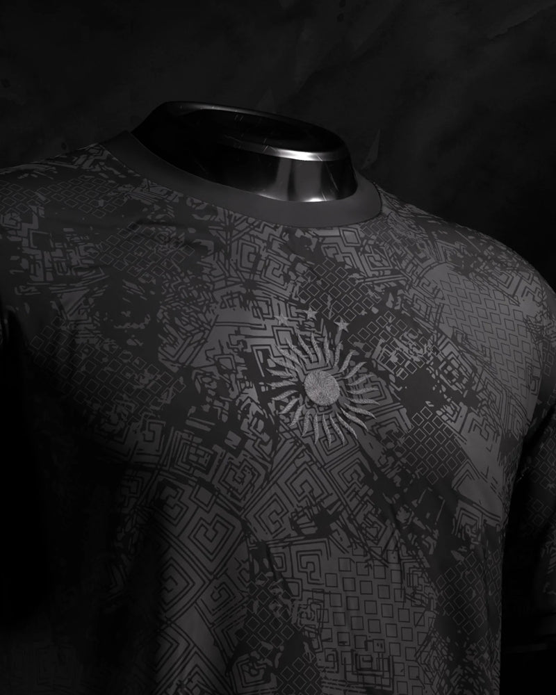 Camisa Argentina "La Pulga" Blackout - Torcedor Masculina - Lançamento