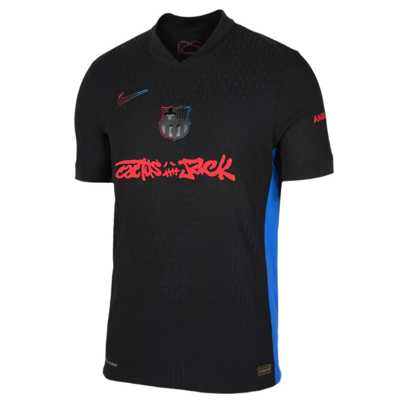 Camisa Barcelona Reserva x "Travis Scott" - Versão jogador - Lançamento