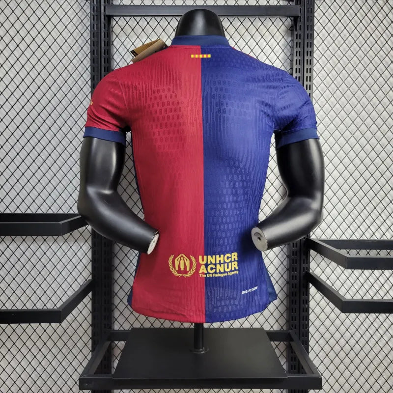 Camisa Barcelona Titular x "Travis Scott" - Versão jogador - Lançamento