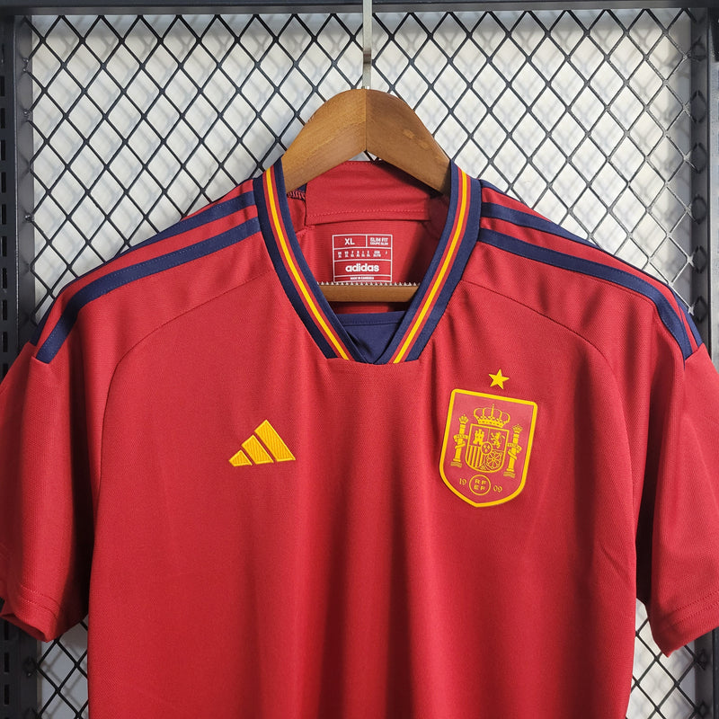Camisa Espanha Titular 22/23 - Versão Torcedor