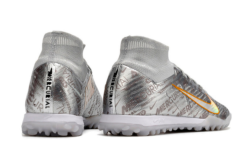 CHUTEIRA NIKE MERCURIAL AIR ZOOM SUPERFLY 9 ELITE SOCIETY "ANNIVERSARY 25 YEARS" - PRATA