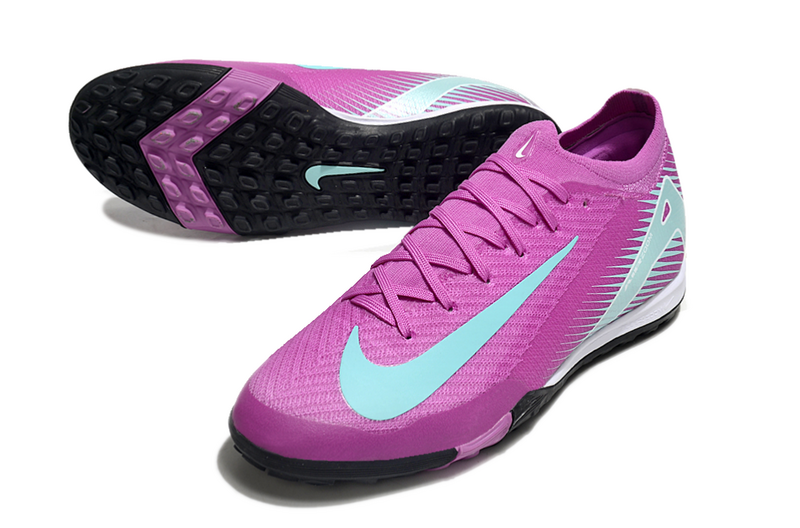 CHUTEIRA NIKE MERCURIAL AIR ZOOM VAPOR 16 ELITE SOCIETY - ROXA E AZUL