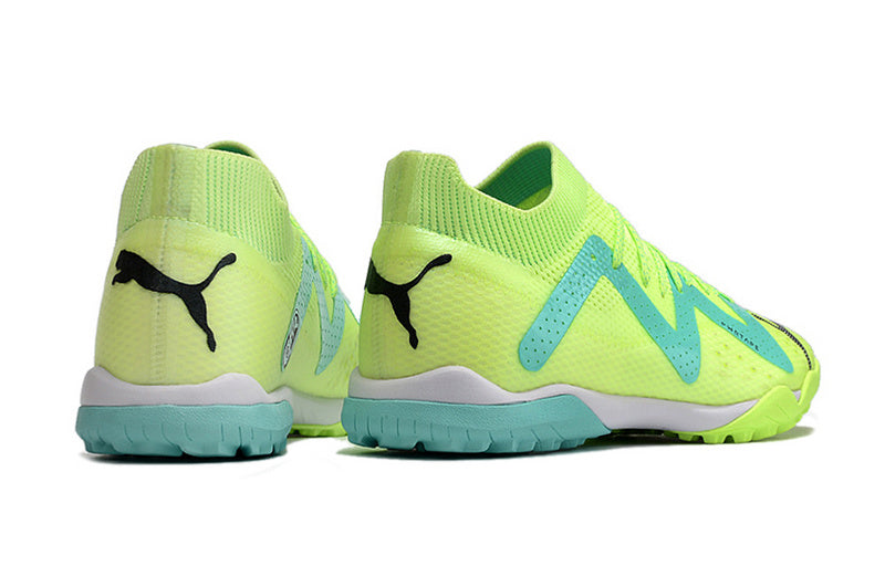 CHUTEIRA PUMA FUTURE ULTIMATE SOCIETY "PURSUIT" - VERDE E AZUL