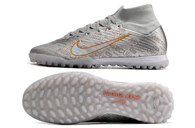 CHUTEIRA NIKE MERCURIAL AIR ZOOM SUPERFLY 9 ELITE SOCIETY "ANNIVERSARY 25 YEARS" - PRATA