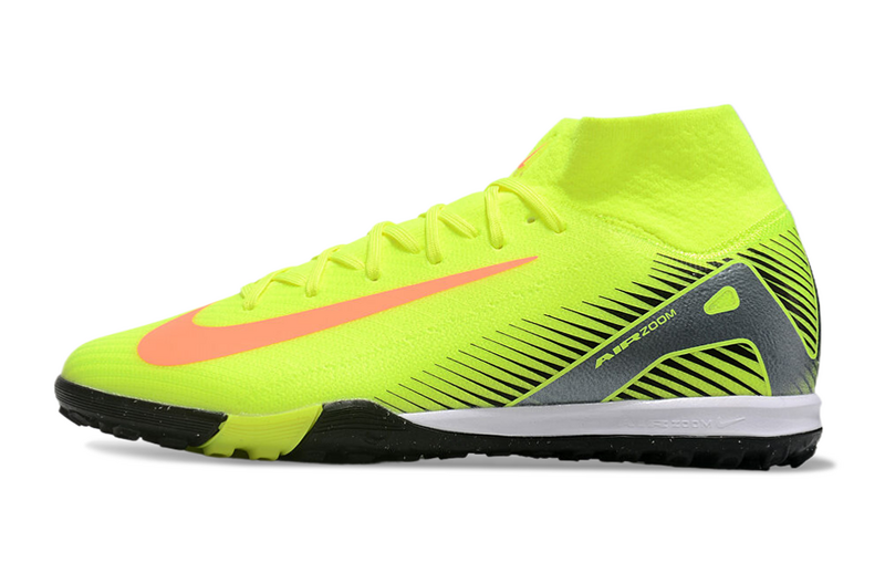 CHUTEIRA NIKE MERCURIAL AIR ZOOM SUPERFLY 10 ELITE SOCIETY - AMARELA E PRETA