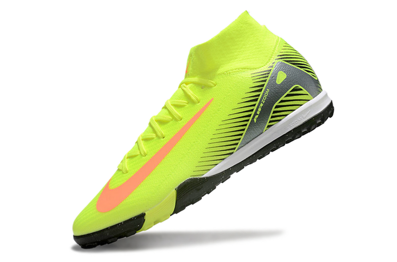 CHUTEIRA NIKE MERCURIAL AIR ZOOM SUPERFLY 10 ELITE SOCIETY - AMARELA E PRETA