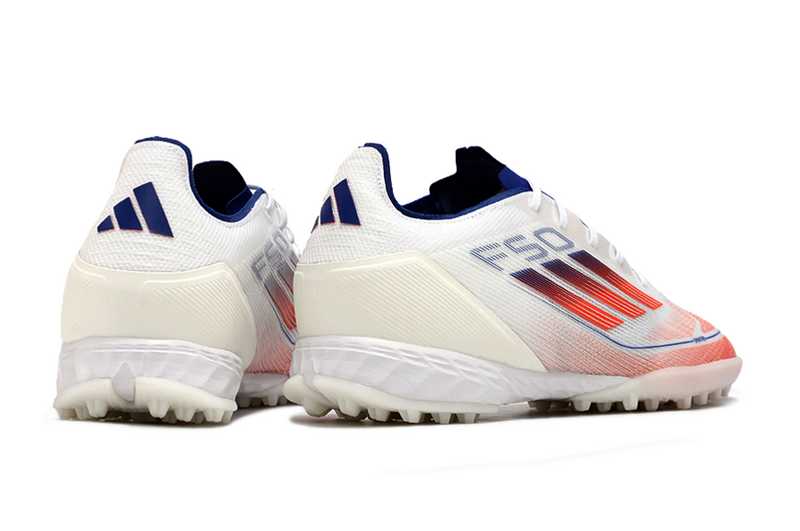 CHUTEIRA ADIDAS F50 SOCIETY "ADVANCEMENT" - BRANCA E VERMELHA