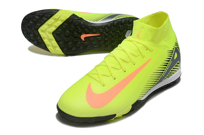 CHUTEIRA NIKE MERCURIAL AIR ZOOM SUPERFLY 10 ELITE SOCIETY - AMARELA E PRETA