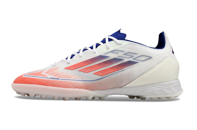 CHUTEIRA ADIDAS F50 SOCIETY "ADVANCEMENT" - BRANCA E VERMELHA