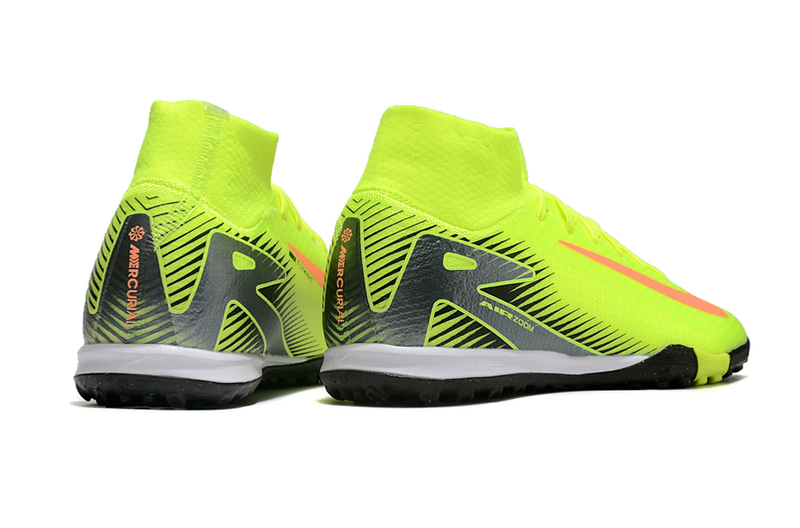 CHUTEIRA NIKE MERCURIAL AIR ZOOM SUPERFLY 10 ELITE SOCIETY - AMARELA E PRETA