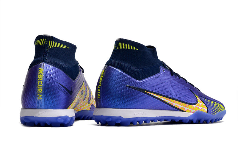CHUTEIRA NIKE MERCURIAL AIR ZOOM SUPERFLY 9 ELITE SOCIETY - AZUL