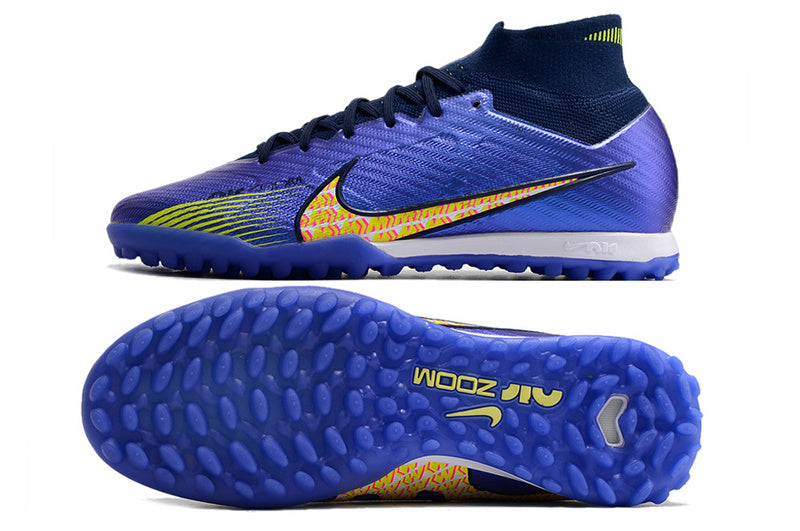 CHUTEIRA NIKE MERCURIAL AIR ZOOM SUPERFLY 9 ELITE SOCIETY - AZUL