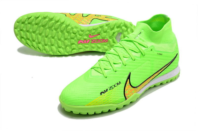 CHUTEIRA NIKE MERCURIAL AIR ZOOM SUPERFLY 9 ELITE SOCIETY - VERDE