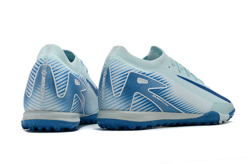 CHUTEIRA NIKE MERCURIAL AIR ZOOM VAPOR 16 ELITE SOCIETY "MAD AMBITION" - AZUL