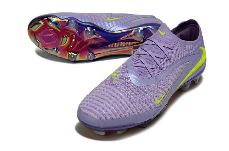CHUTEIRA NIKE PHANTOM GX III ELITE CAMPO "UNITED 001" - ROXA E VERDE