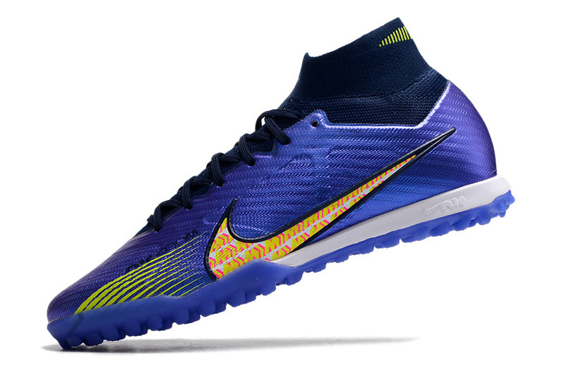 CHUTEIRA NIKE MERCURIAL AIR ZOOM SUPERFLY 9 ELITE SOCIETY - AZUL