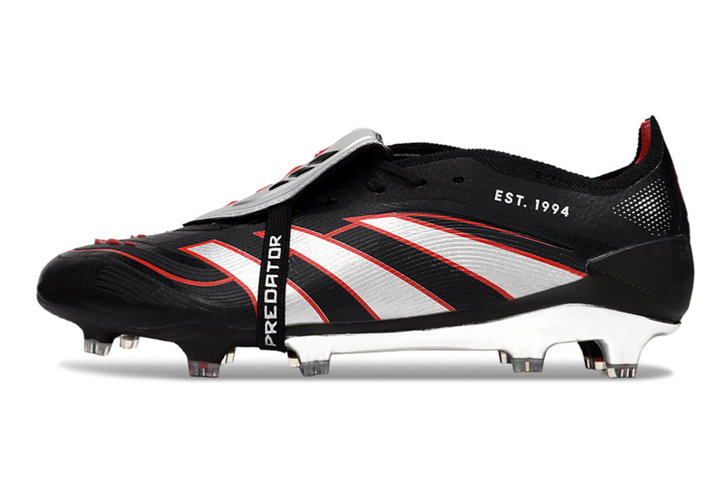 ADIDAS PREDATOR 25 FT ELITE CAMPO - PRETA E VERMELHA
