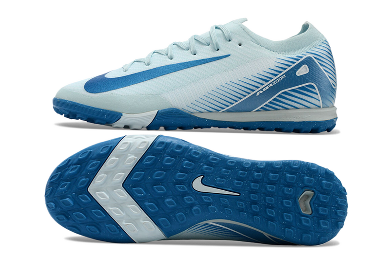 CHUTEIRA NIKE MERCURIAL AIR ZOOM VAPOR 16 ELITE SOCIETY "MAD AMBITION" - AZUL