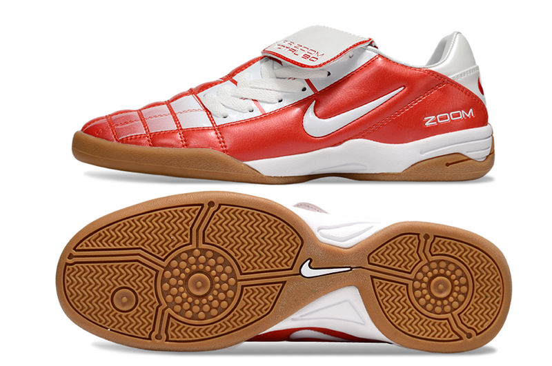 CHUTEIRA NIKE AIR ZOOM TOTAL 90 III FUTSAL - VERMELHA E BRANCA
