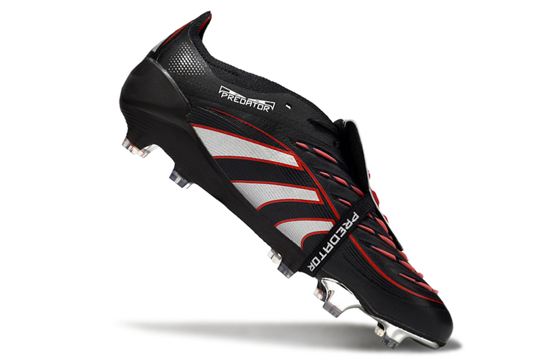ADIDAS PREDATOR 25 FT ELITE CAMPO - PRETA E VERMELHA