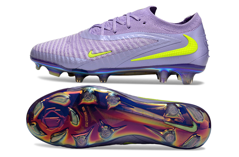 CHUTEIRA NIKE PHANTOM GX III ELITE CAMPO "UNITED 001" - ROXA E VERDE