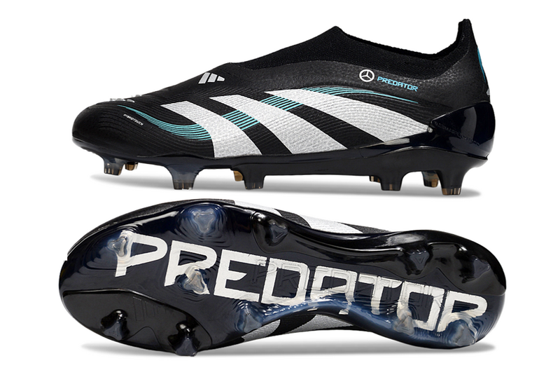 ADIDAS PREDATOR 25 LACELESS ELITE CAMPO - PRETA E AZUL