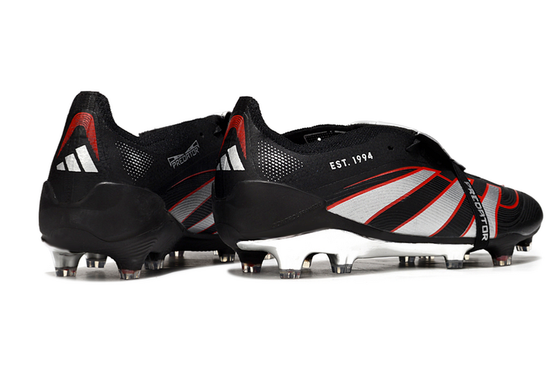 ADIDAS PREDATOR 25 FT ELITE CAMPO - PRETA E VERMELHA
