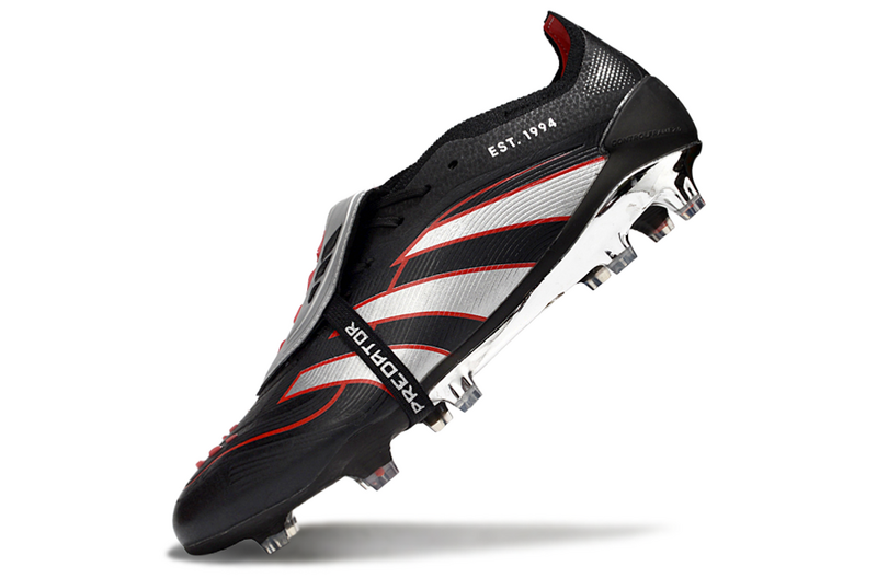 ADIDAS PREDATOR 25 FT ELITE CAMPO - PRETA E VERMELHA