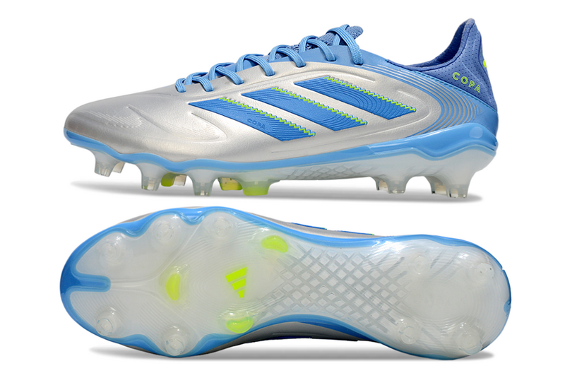 CHUTEIRA ADIDAS COPA PURE III CAMPO - CINZA E AZUL
