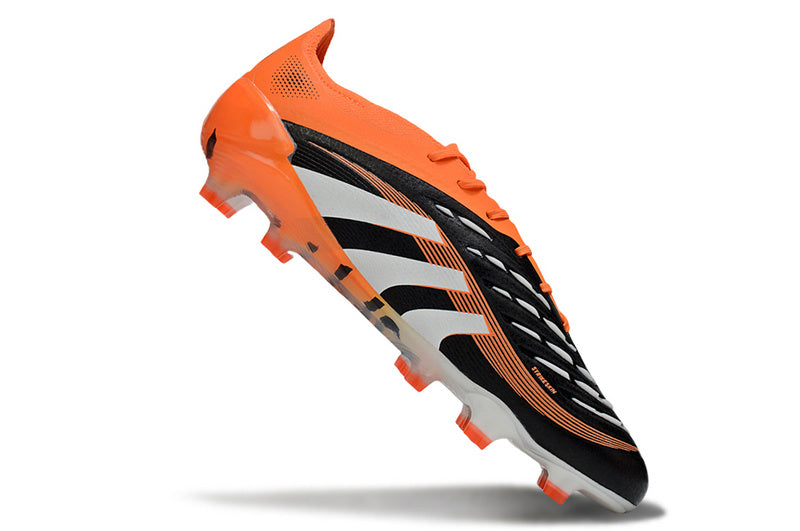 ADIDAS PREDATOR 25 ELITE CAMPO - PRETA E LARANJA