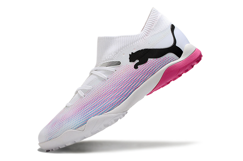 CHUTEIRA PUMA FUTURE 7 ULTIMATE SOCIETY "PHENOMENAL" - BRANCA E ROSA
