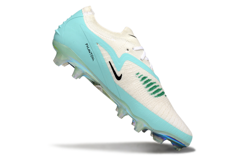 CHUTEIRA NIKE PHANTOM GX III ELITE CAMPO - BRANCA E AZUL