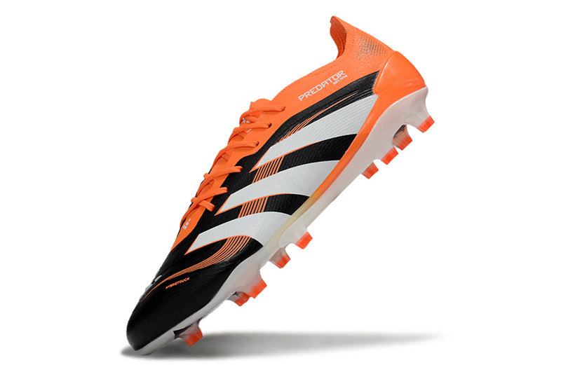 ADIDAS PREDATOR 25 ELITE CAMPO - PRETA E LARANJA