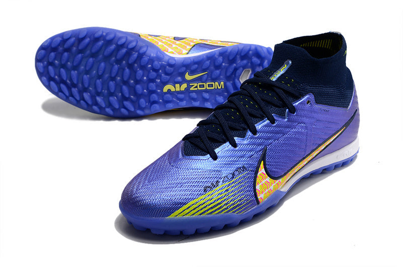 CHUTEIRA NIKE MERCURIAL AIR ZOOM SUPERFLY 9 ELITE SOCIETY - AZUL